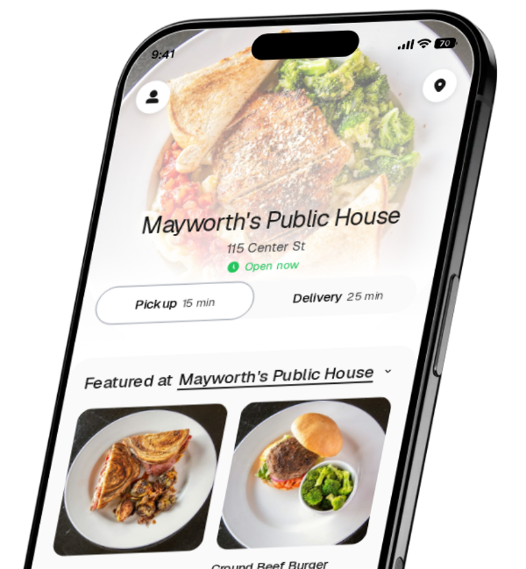 Mayworth's Public House app preview